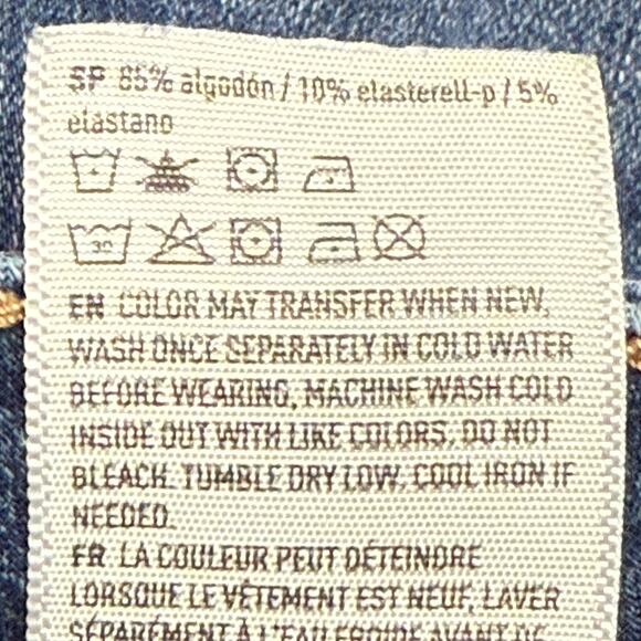 American Eagle Jeans Womens 10 Long Blue 360 Level Stretch Jegging Actual 30X30 - Picture 9 of 10